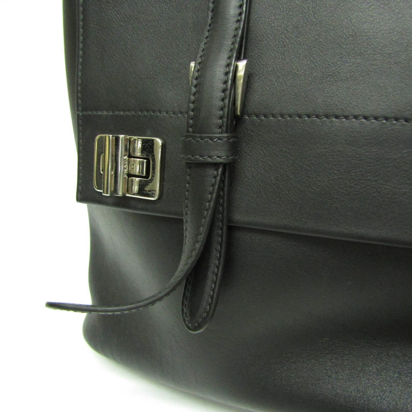 Prada Black Leather Vitello