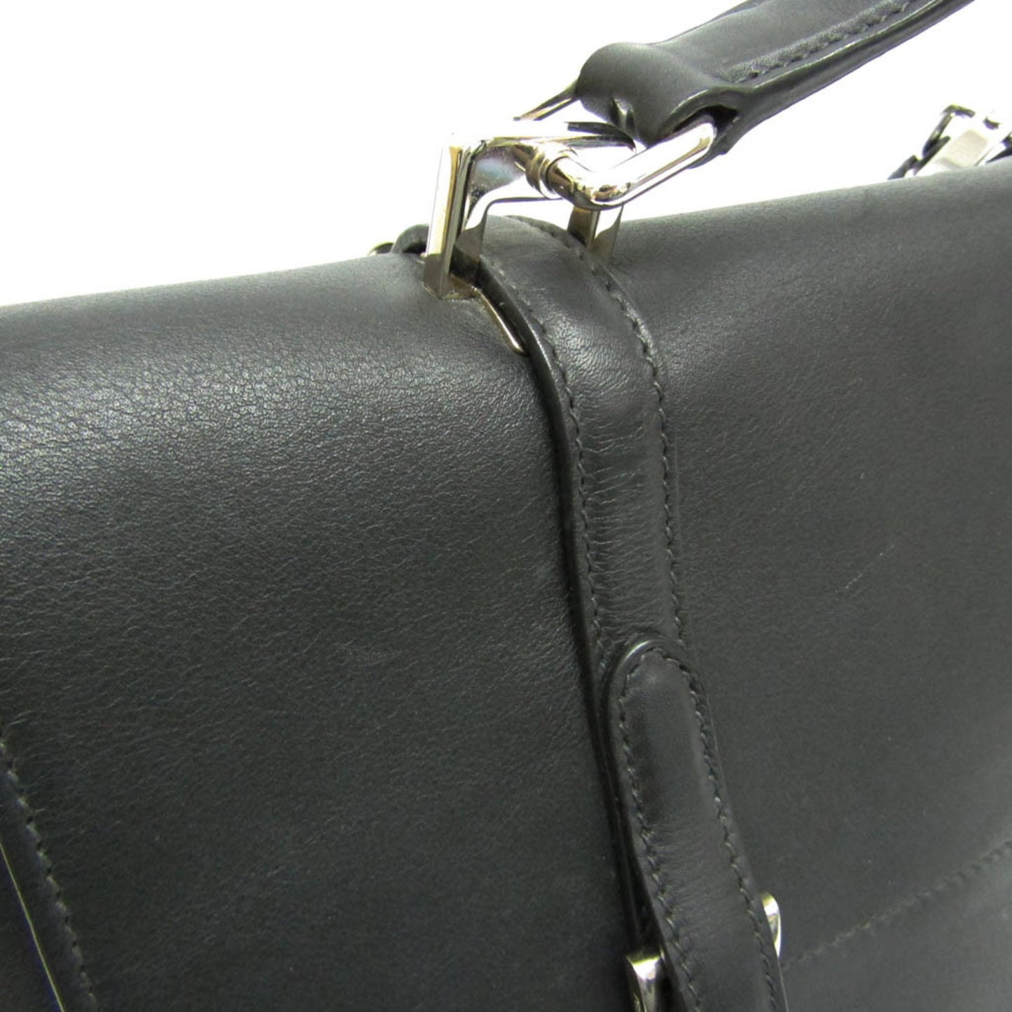 Prada Black Leather Vitello