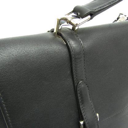 Prada Black Leather Vitello
