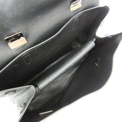 Prada Black Leather Vitello