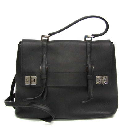 Prada Black Leather Vitello