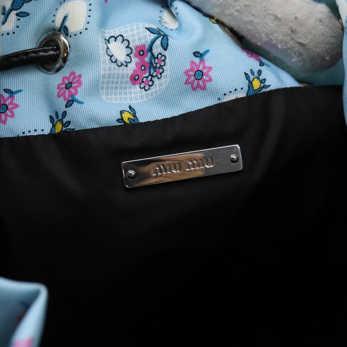 Miu Miu Blue Synthetic Clutch