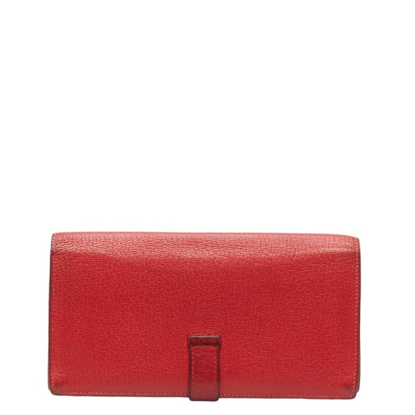 Hermès Red Leather Béarn