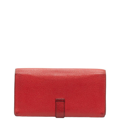 Hermès Red Leather Béarn