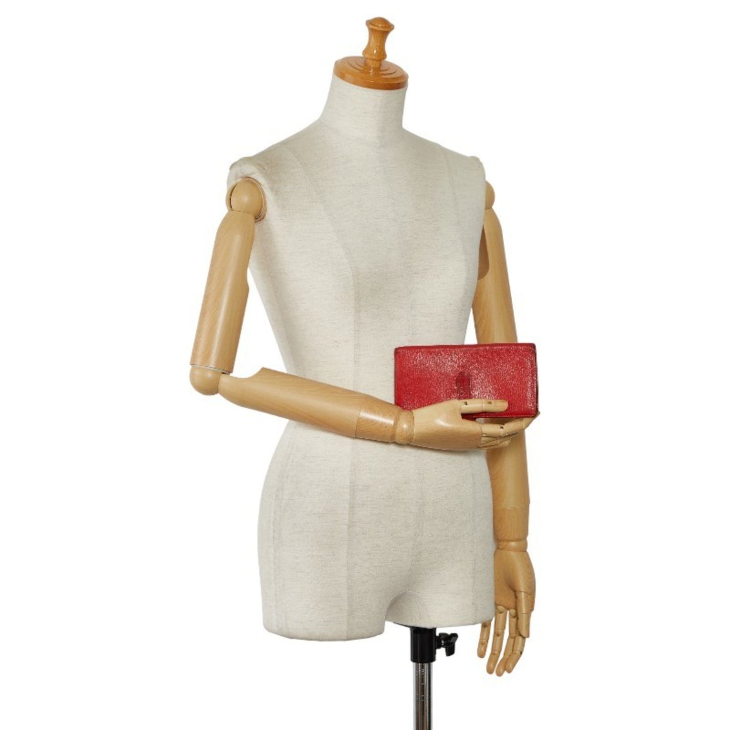 Hermès Red Leather Béarn