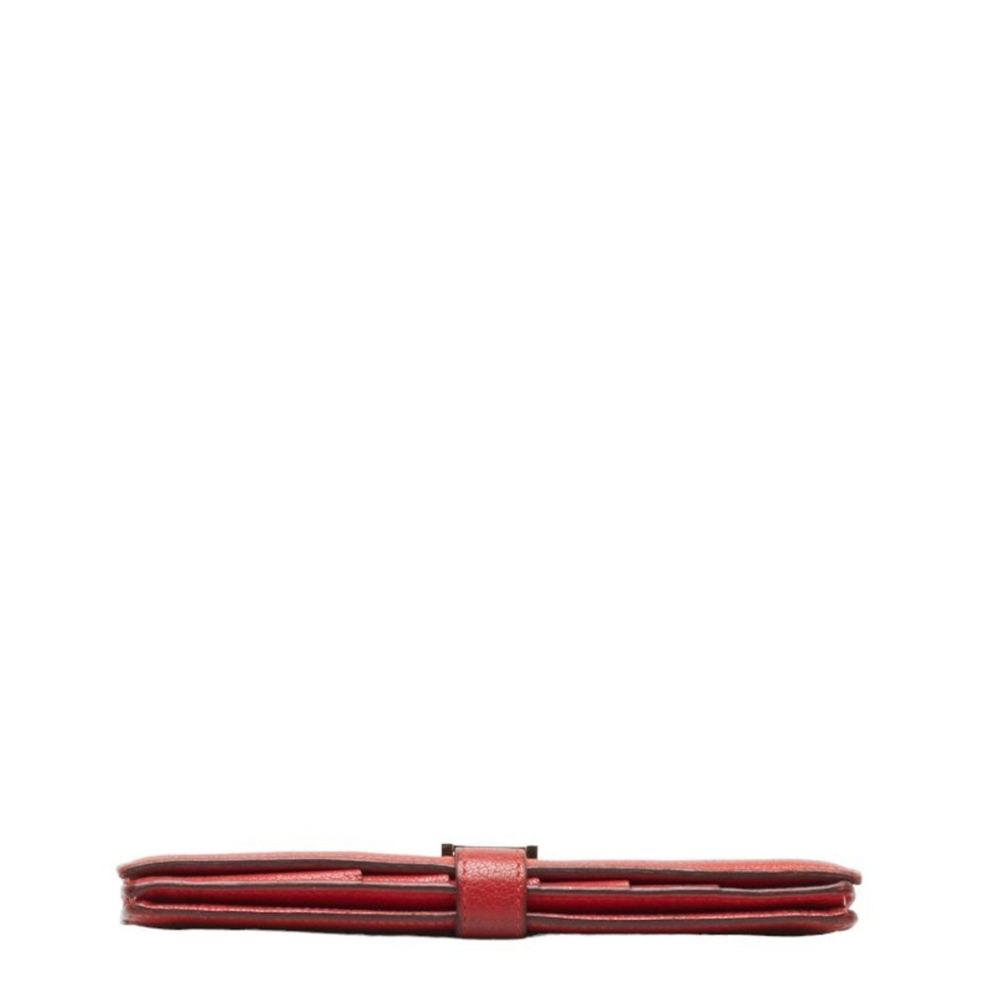 Hermès Red Leather Béarn