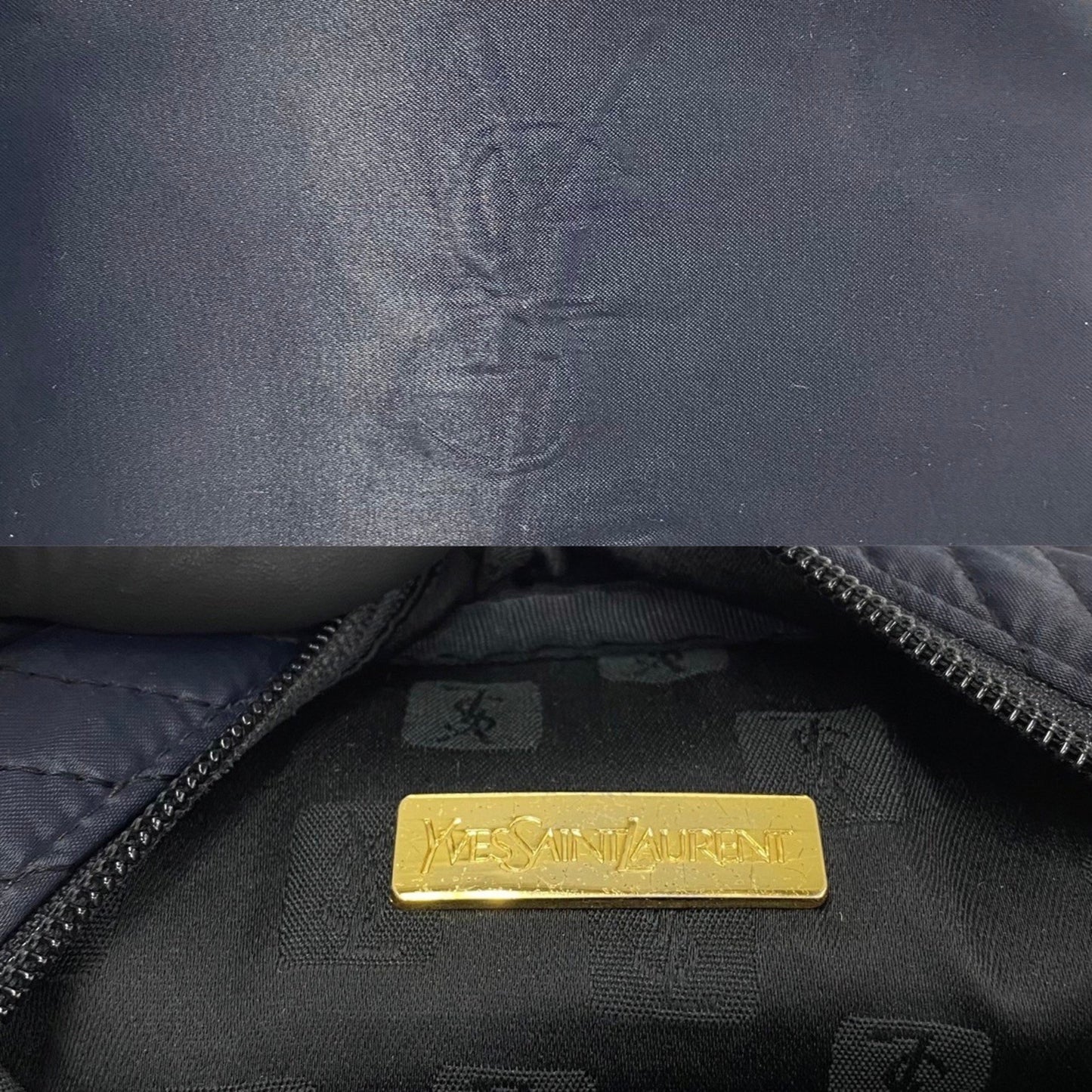 Saint Laurent Blue Synthetic Tote