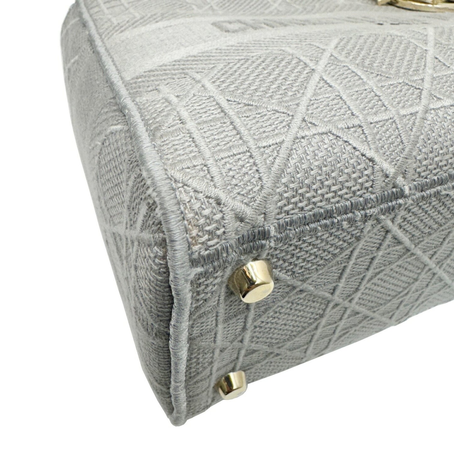 Dior Gray Canvas Lady D-light
