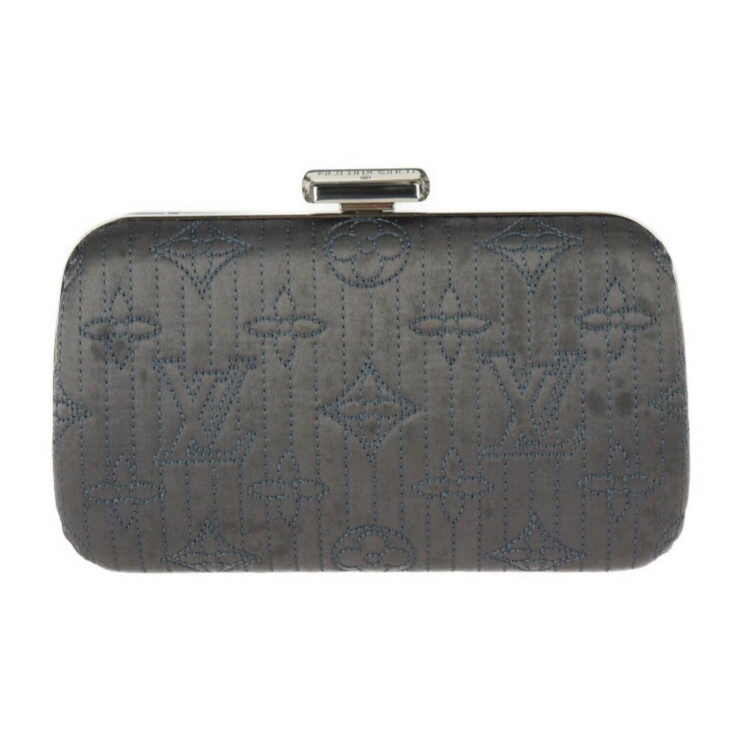 Louis Vuitton Gray Synthetic Minaudiere Motard
