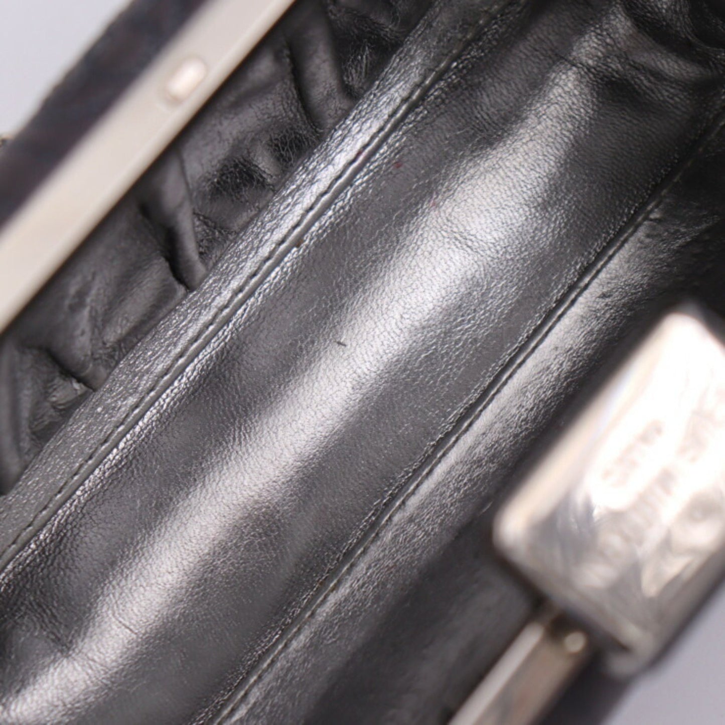Louis Vuitton Gray Synthetic Minaudiere Motard