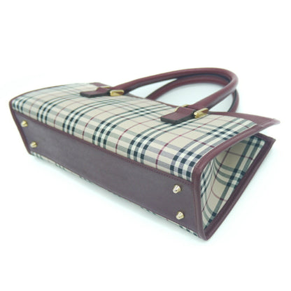 Burberry Brown Canvas Nova Check