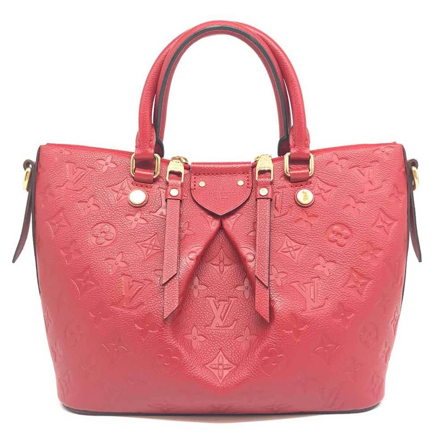 Louis Vuitton Red Leather Mazarine