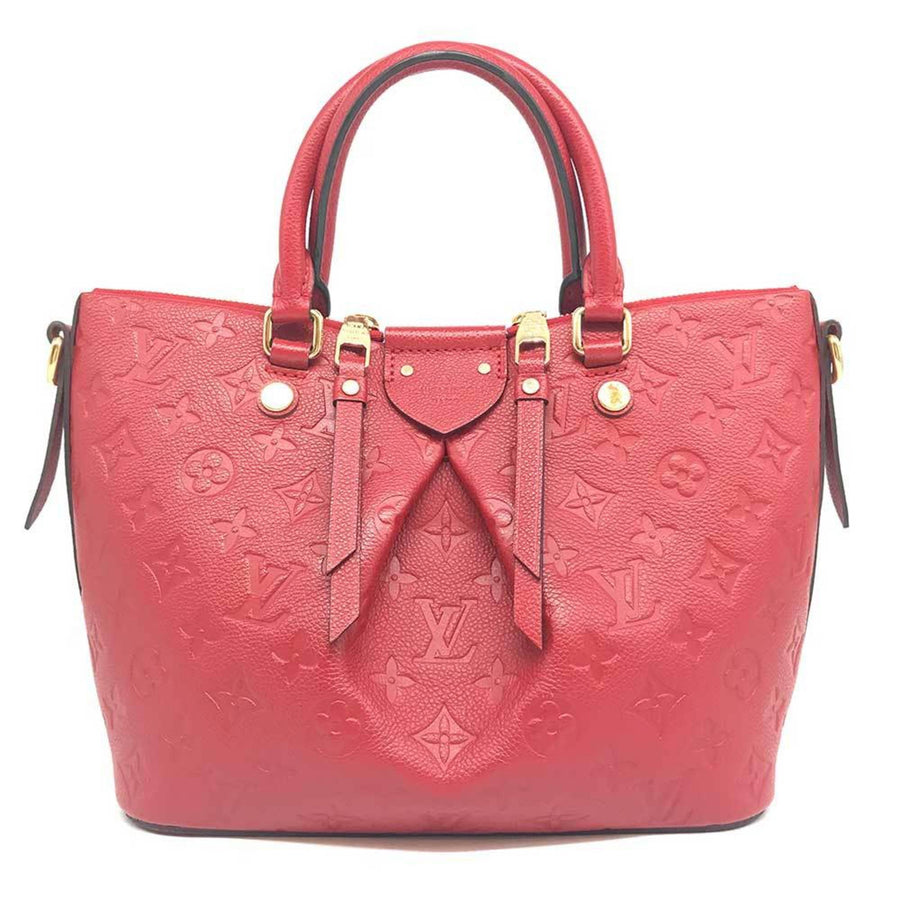 Louis Vuitton Red Leather Mazarine
