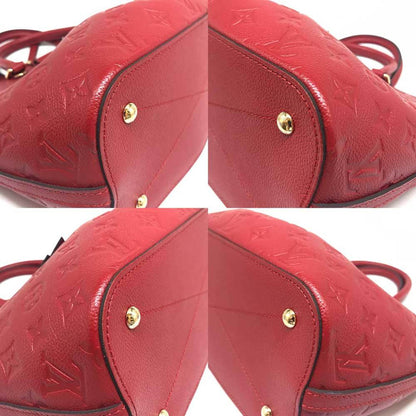 Louis Vuitton Red Leather Mazarine