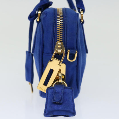 Prada Blue Synthetic Saffiano