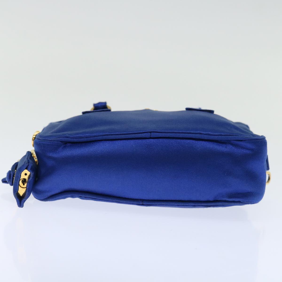 Prada Blue Synthetic Saffiano