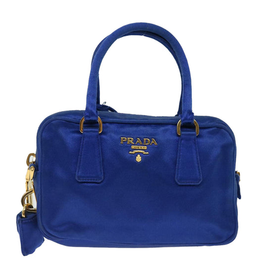 Prada Blue Synthetic Saffiano
