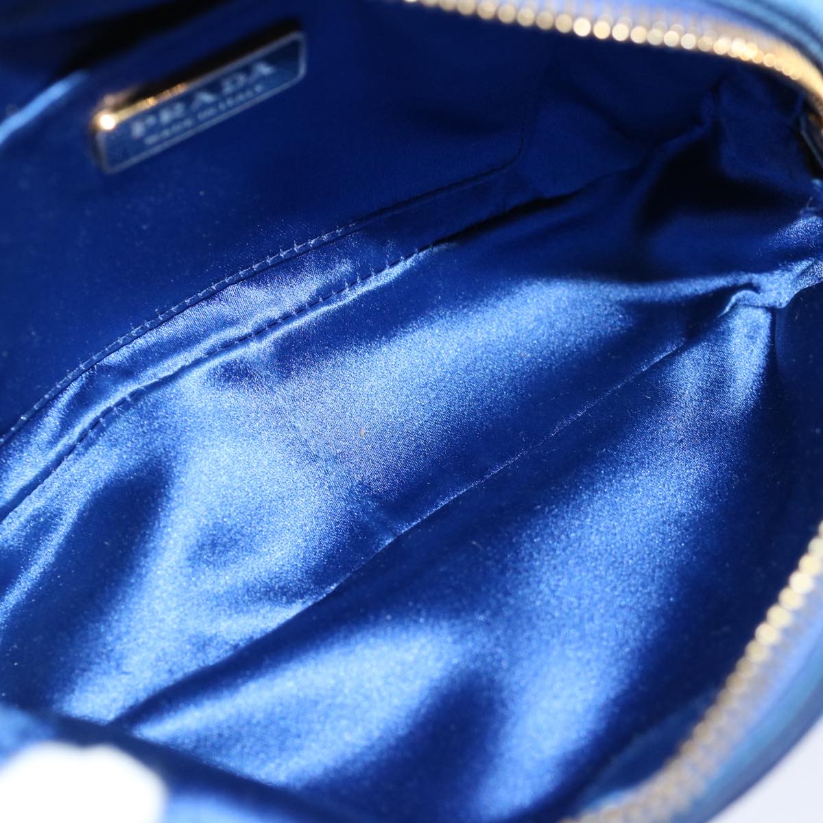 Prada Blue Synthetic Saffiano