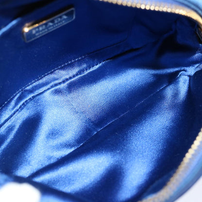 Prada Blue Synthetic Saffiano