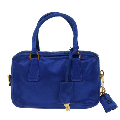 Prada Blue Synthetic Saffiano