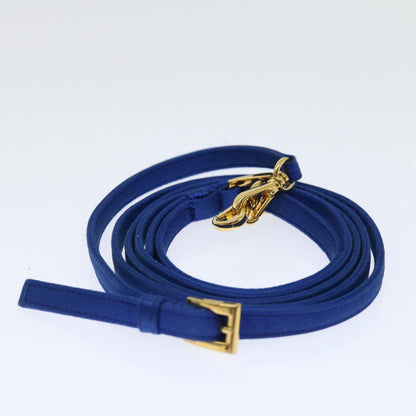 Prada Blue Synthetic Saffiano