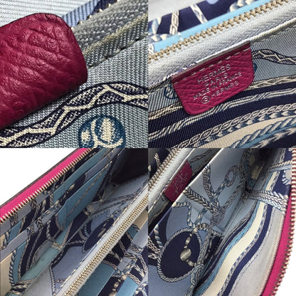 Hermès Pink Leather Silk'in
