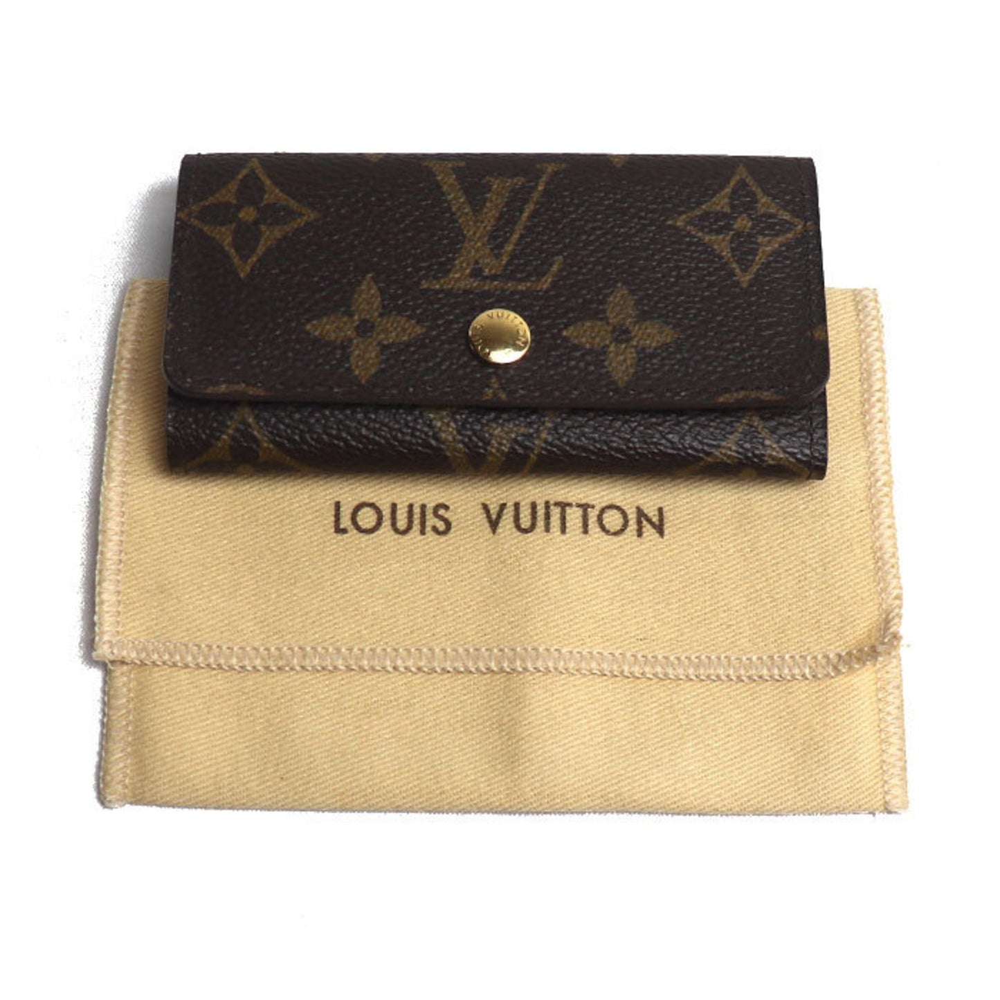 Louis Vuitton Brown Canvas Porte Clés