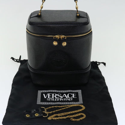 Versace Black Leather Vanity