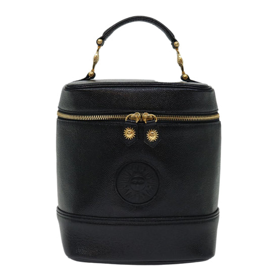 Versace Black Leather Vanity