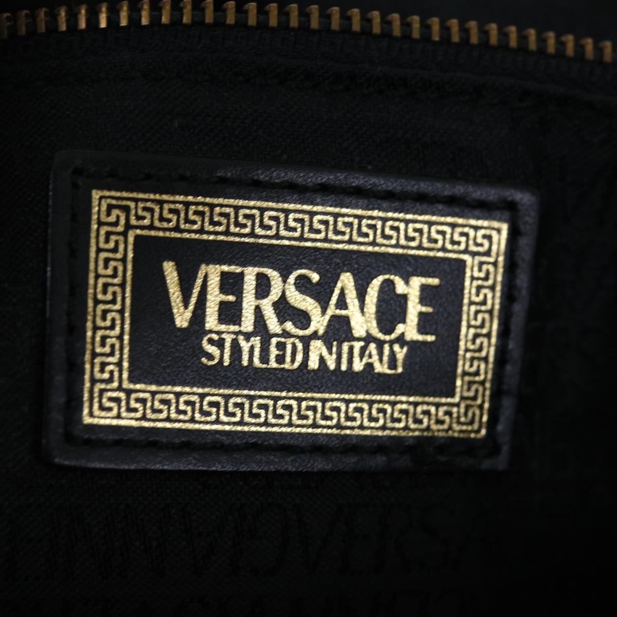 Versace Black Leather Vanity