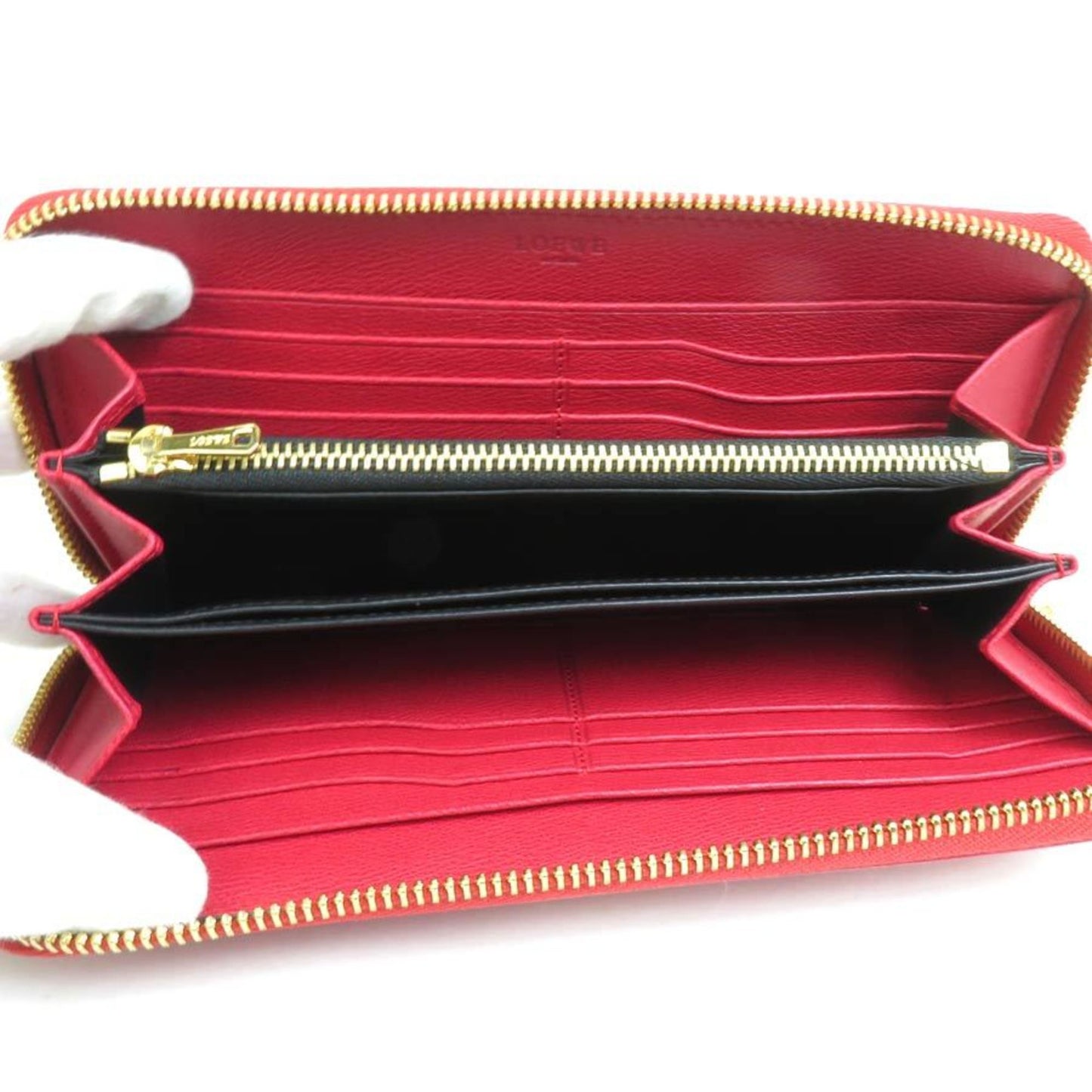 Loewe Red Leather Wallet