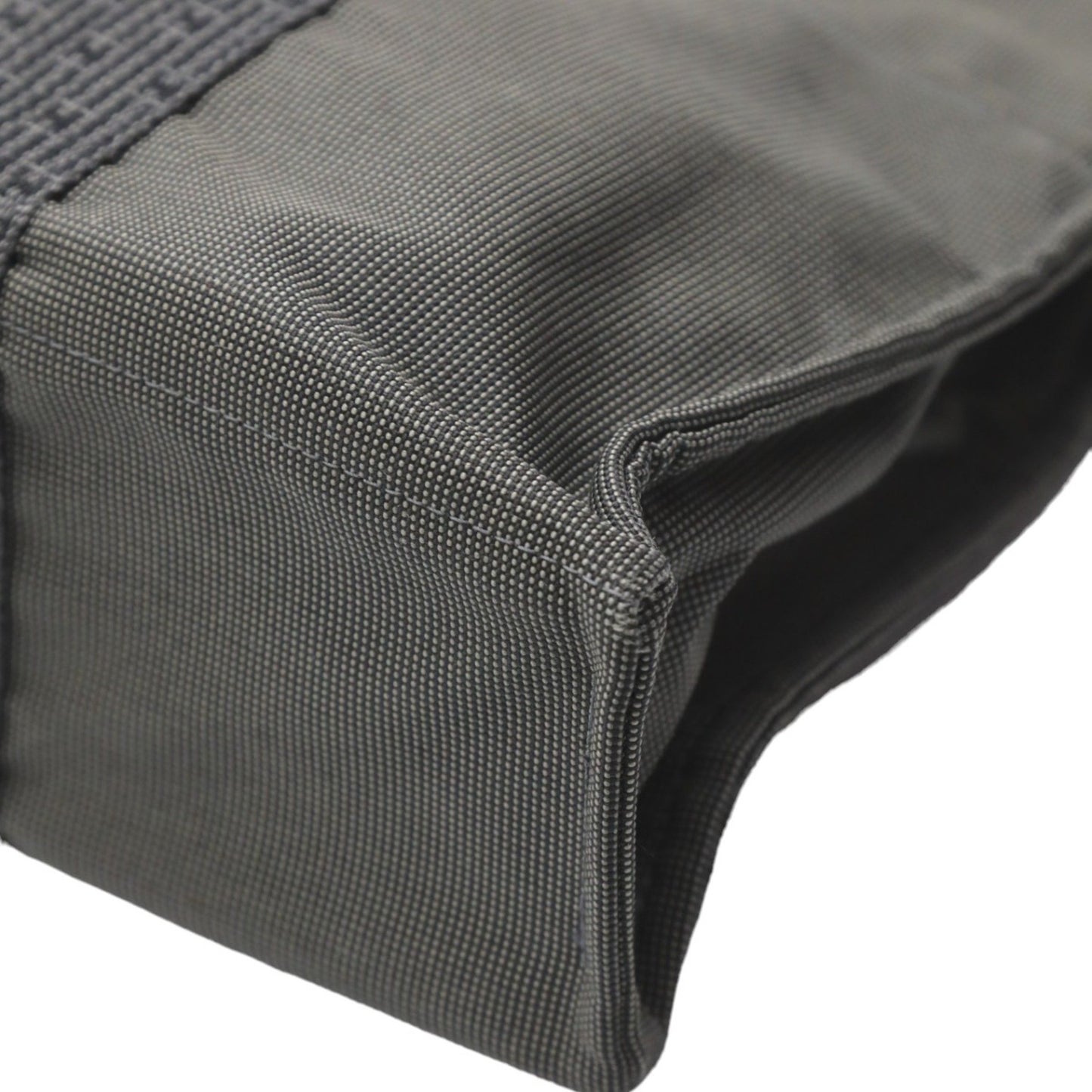 Hermès Gray Canvas Herline