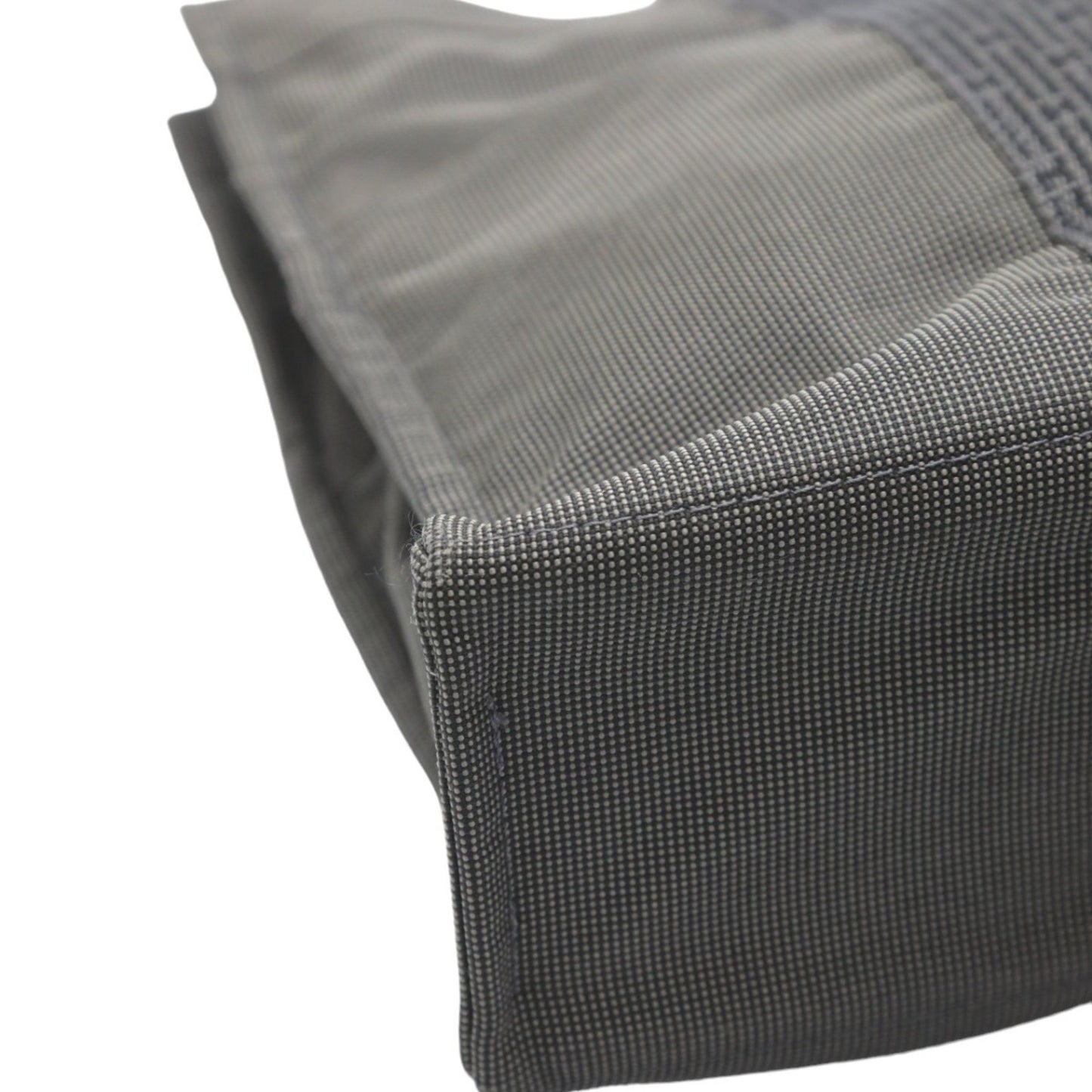 Hermès Gray Canvas Herline