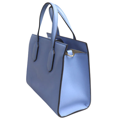 Gucci Blue Leather Gg Ribbon