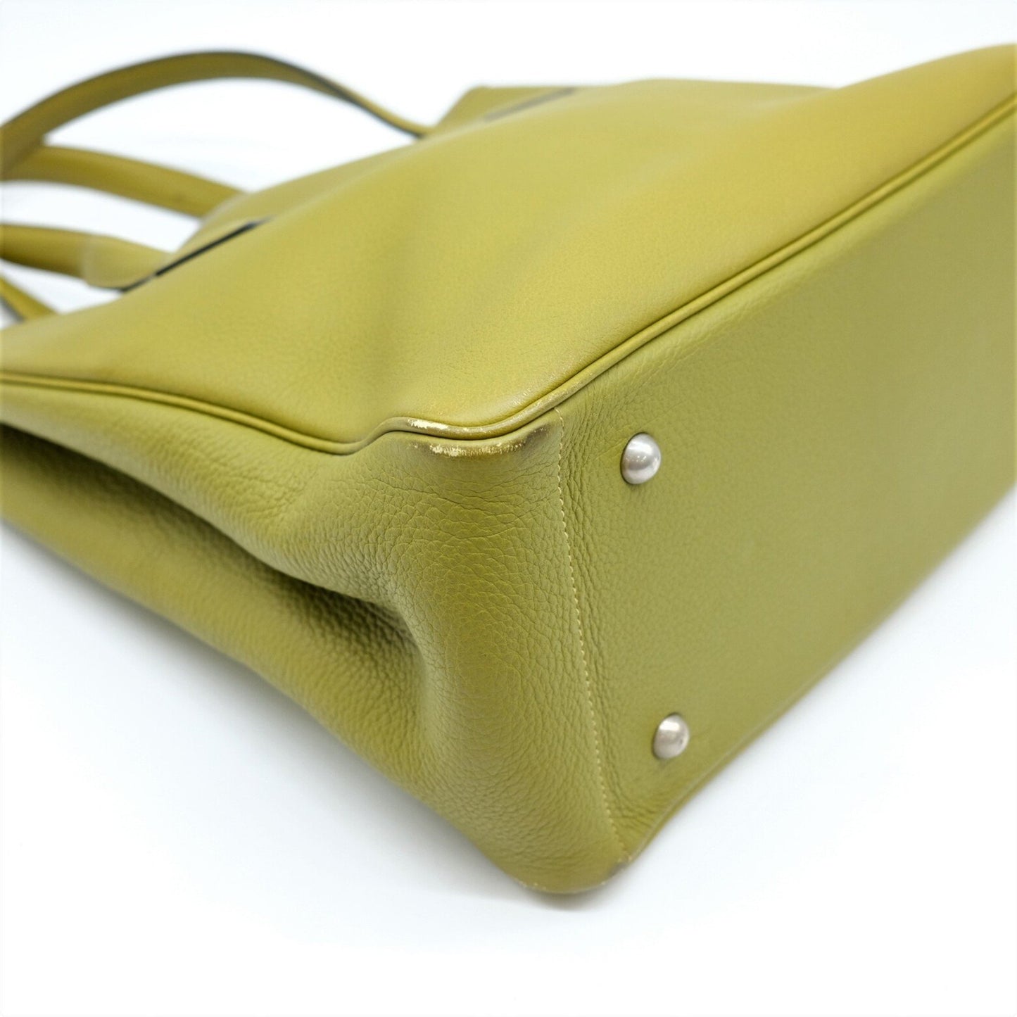 Hermès Green Leather Victoria