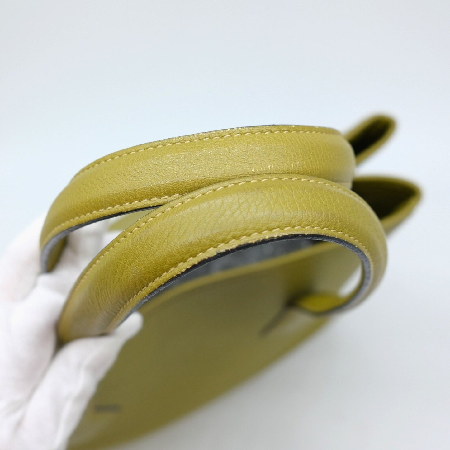 Hermès Green Leather Victoria