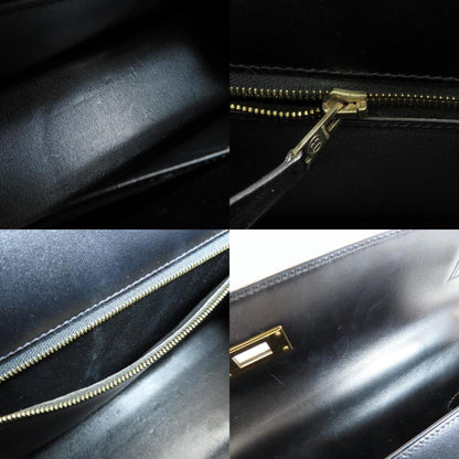 Hermès Black Leather Kelly 32
