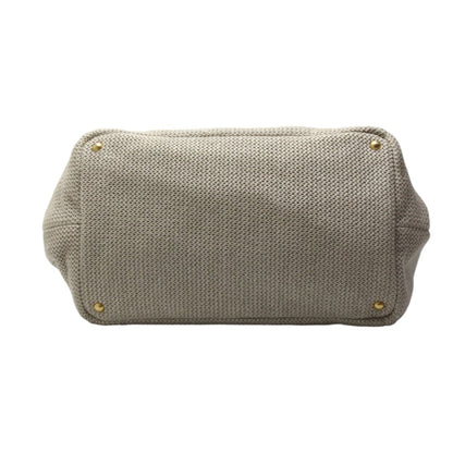 Prada Brown Canvas Bauletto