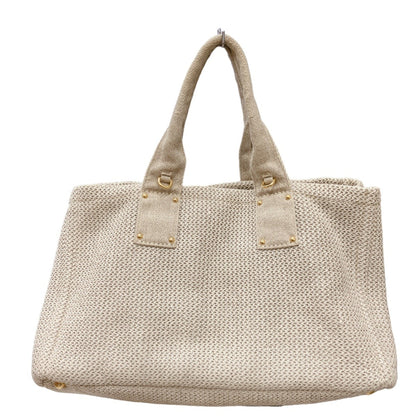 Prada Brown Canvas Bauletto