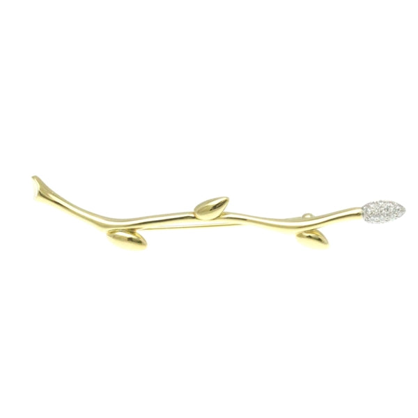 Hermès Silver Metal Brooch