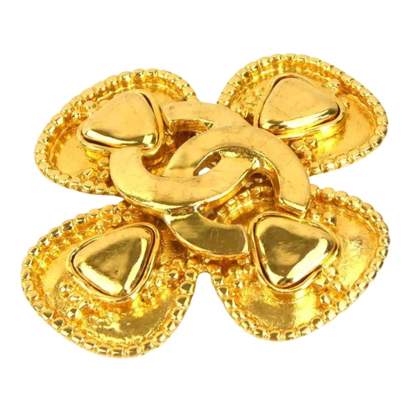 Chanel Gold Metal Coco Mark