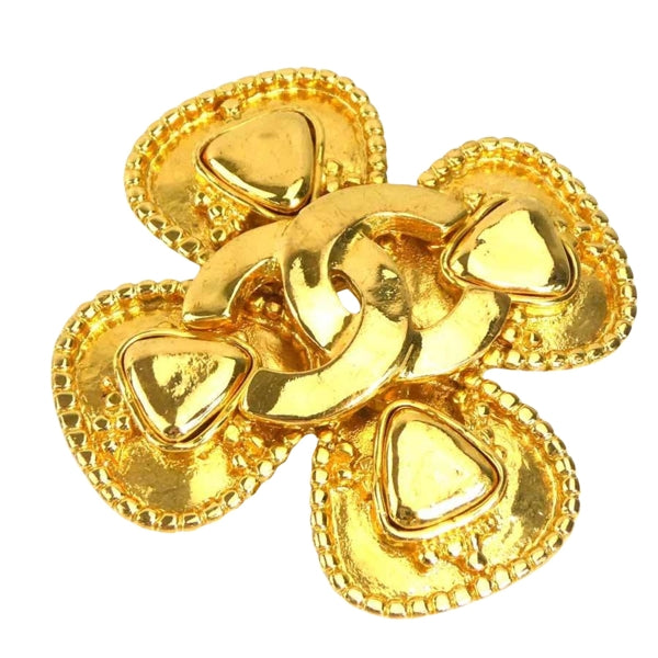 Chanel Gold Metal Coco Mark