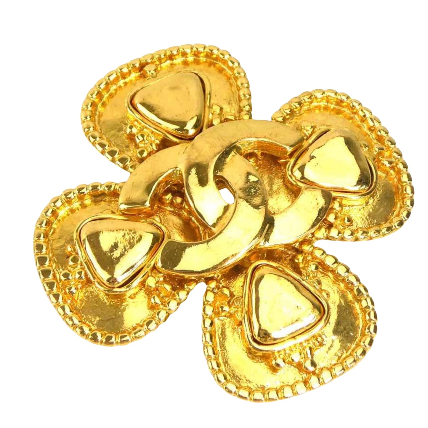Chanel Gold Metal Coco Mark