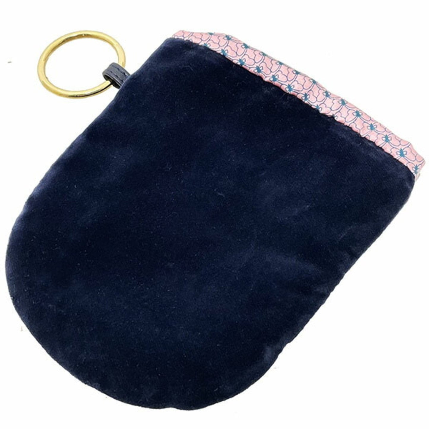 Bottega Veneta Blue Velvet The Pouch
