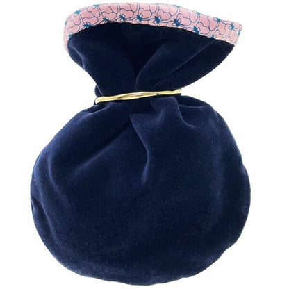 Bottega Veneta Blue Velvet The Pouch