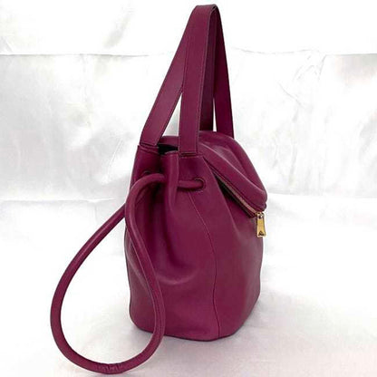 Bottega Veneta Purple Leather Beak