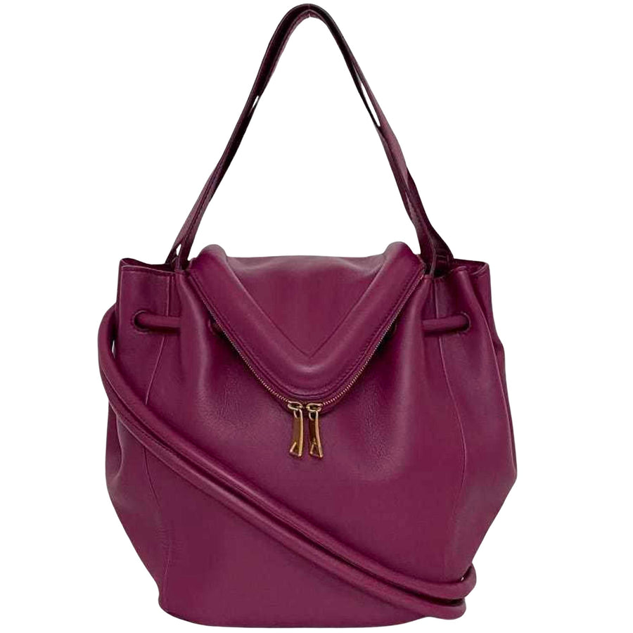 Bottega Veneta Purple Leather Beak