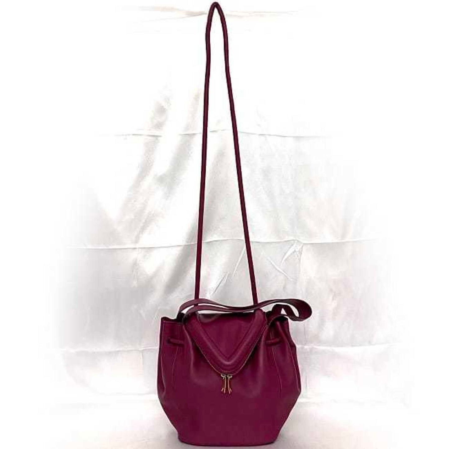 Bottega Veneta Purple Leather Beak