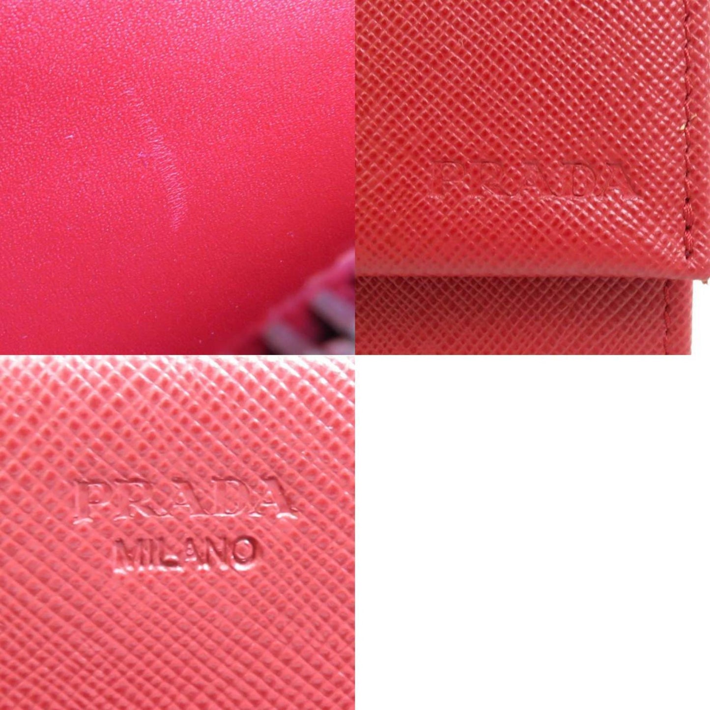 Prada Red Leather Saffiano