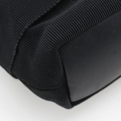 Salvatore Ferragamo Black Canvas Vara